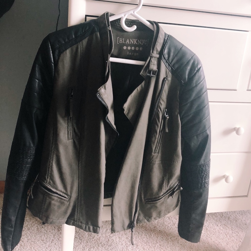 BLANK NYC Leather Jacket